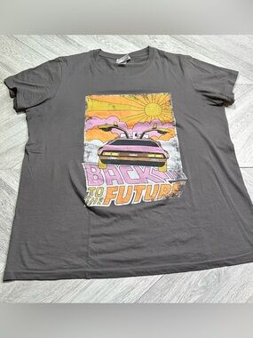 Back to the Future DeLorean Graphic Tee - Size 1X